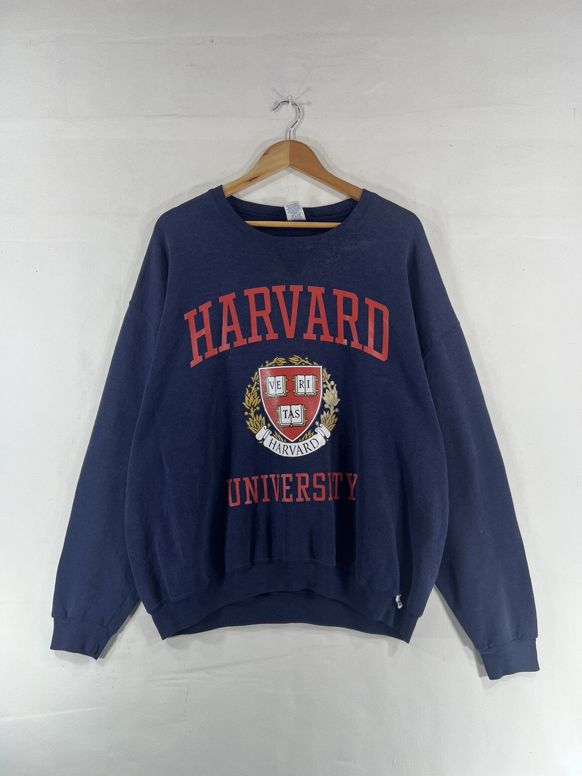 Russell Athletic Vintage Harvard Russell Athletic Spellout Sweatshirt Size US XXL / EU 58 / 5 - 1 Thumbnail
