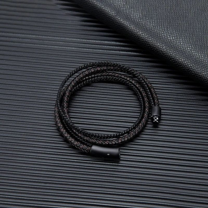 Other Double Layer Leather Bracelet Accessories Cuff Gift For Him Size ONE SIZE - 4 Thumbnail
