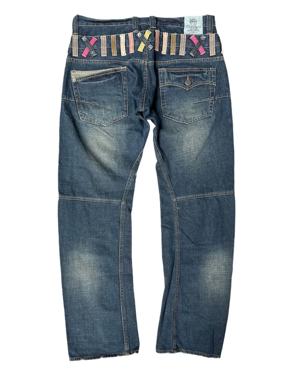 Japanese Brand Dominate double waist jeans Size US 34 / EU 50 - 2 Thumbnail