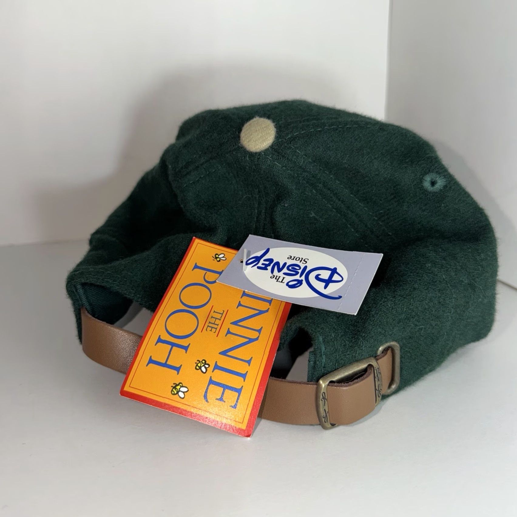 Disney VINTAGE Disney Tigger Wool Blend Hat Cap Strap Back Green 90s New Men Baseball Cap Adjustable Toys Animals Cartoon Boys Mens Size ONE SIZE - 4 Thumbnail