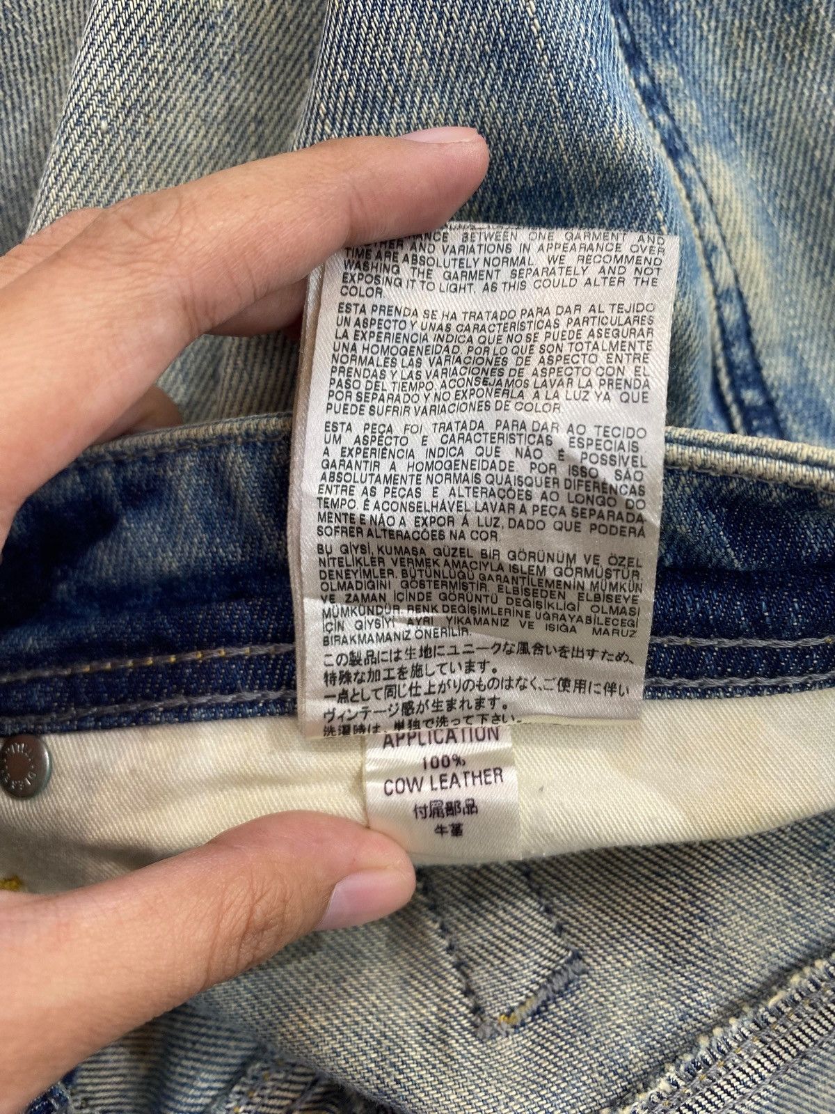Diesel Diesel Mud Wash Distressed Style Straight Cut Denim Size US 32 / EU 48 - 13 Thumbnail