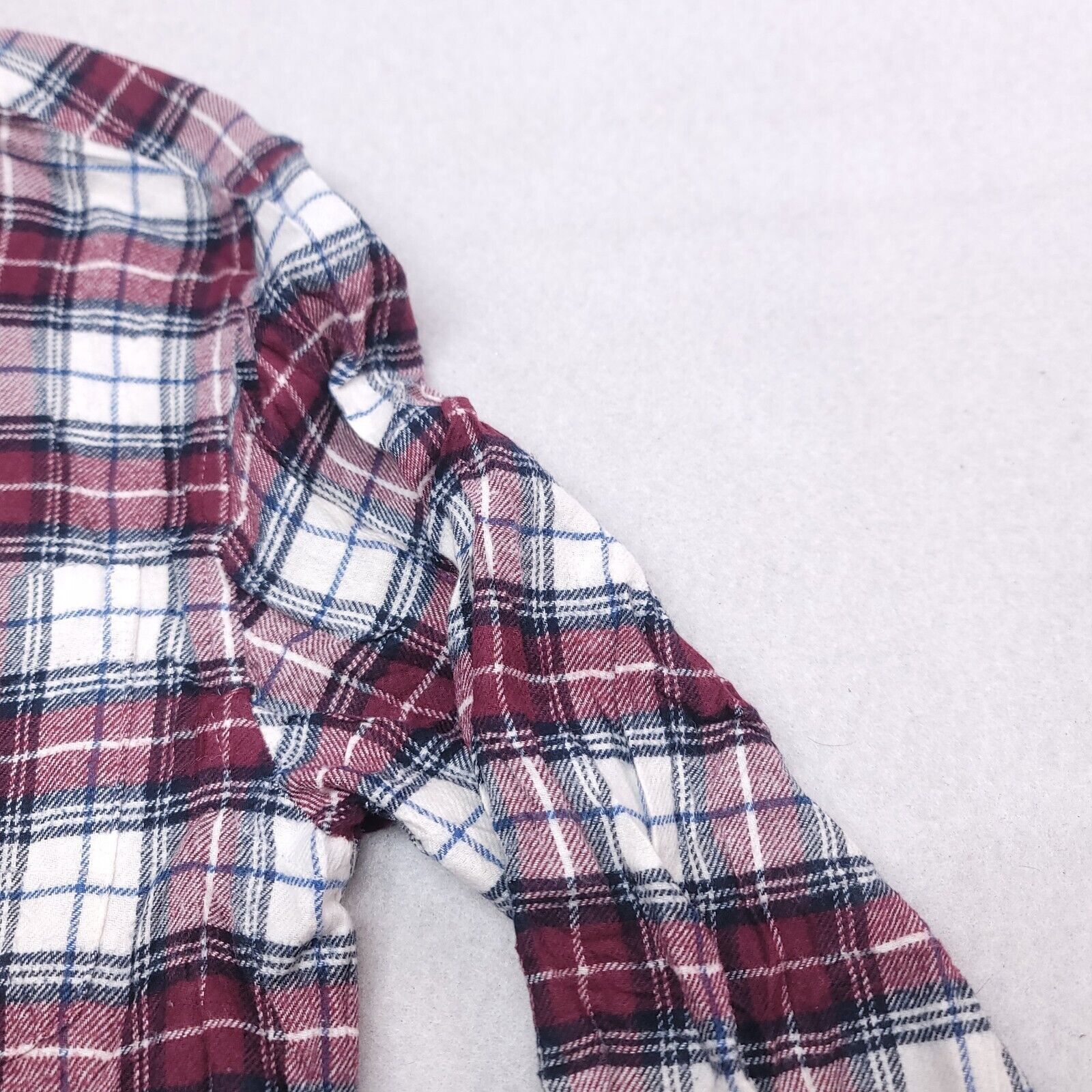 Croft & Barrow Croft & Barrow Tartan Flannel Shirt Mens Size Small S Maroon Size US S / EU 44-46 / 1 - 5 Thumbnail