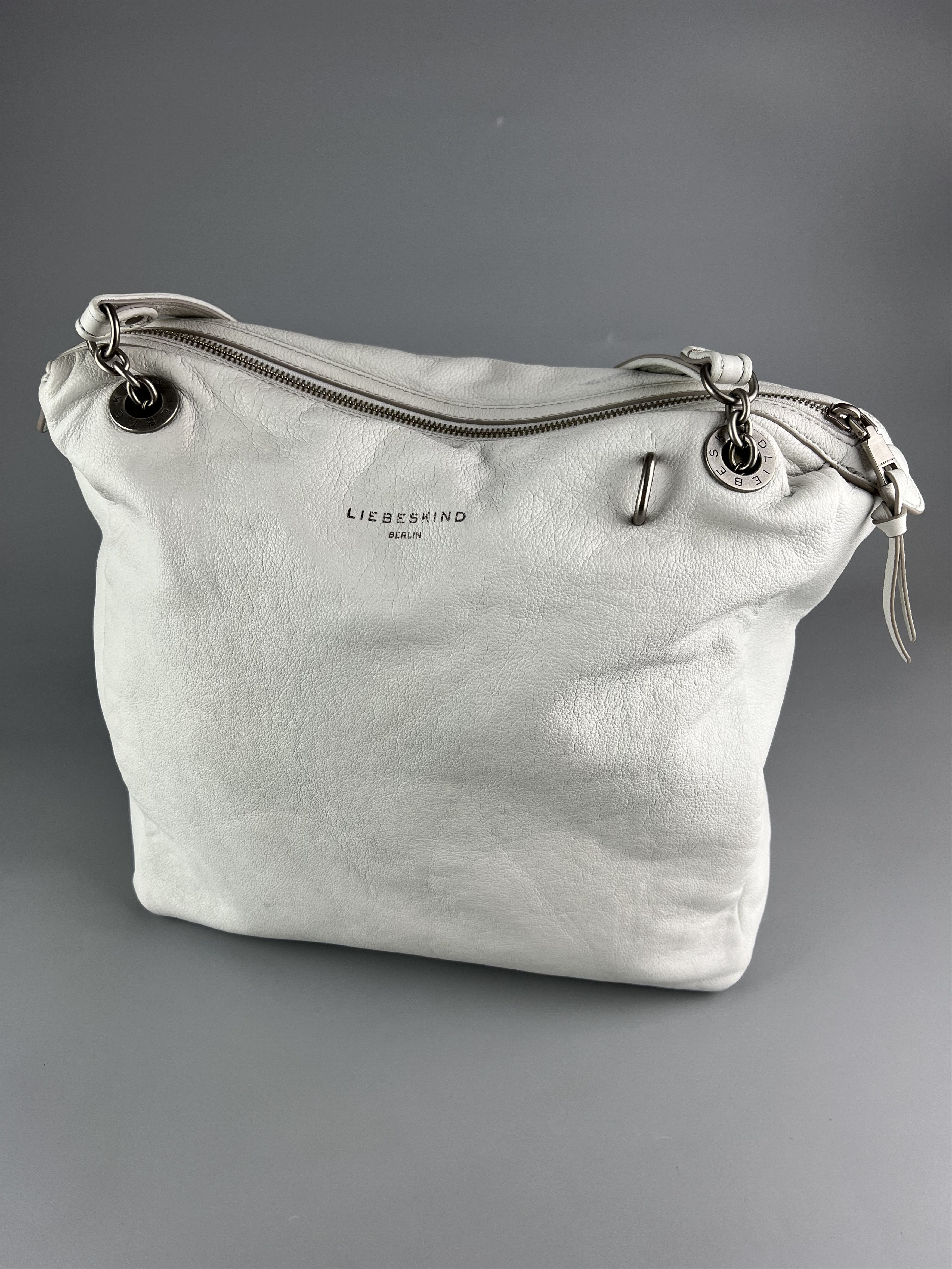 Liebeskind Berlin White Leather Shoulder Bag