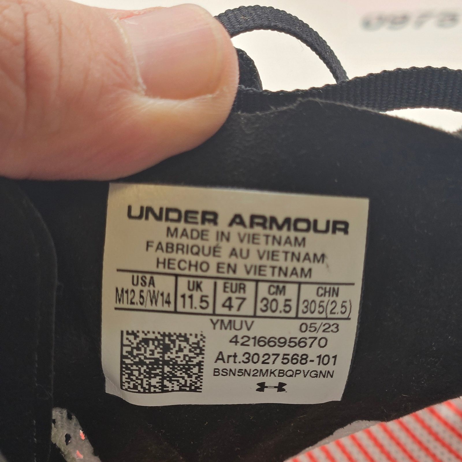 Under Armour UNDER ARMOUR MEN'S 12.5 SHAKEDOWN ELITE BREZE TRACK SPIKES Size US 12.5 / EU 45-46 - 7 Thumbnail