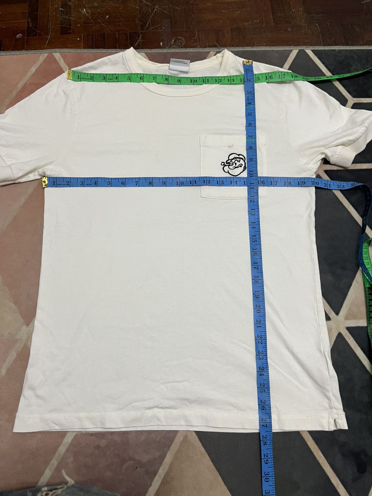 Cartoon Network 💥United Colors Of Benetton X Popeye Ringer Pocketed Tee Size US M / EU 48-50 / 2 - 8 Thumbnail