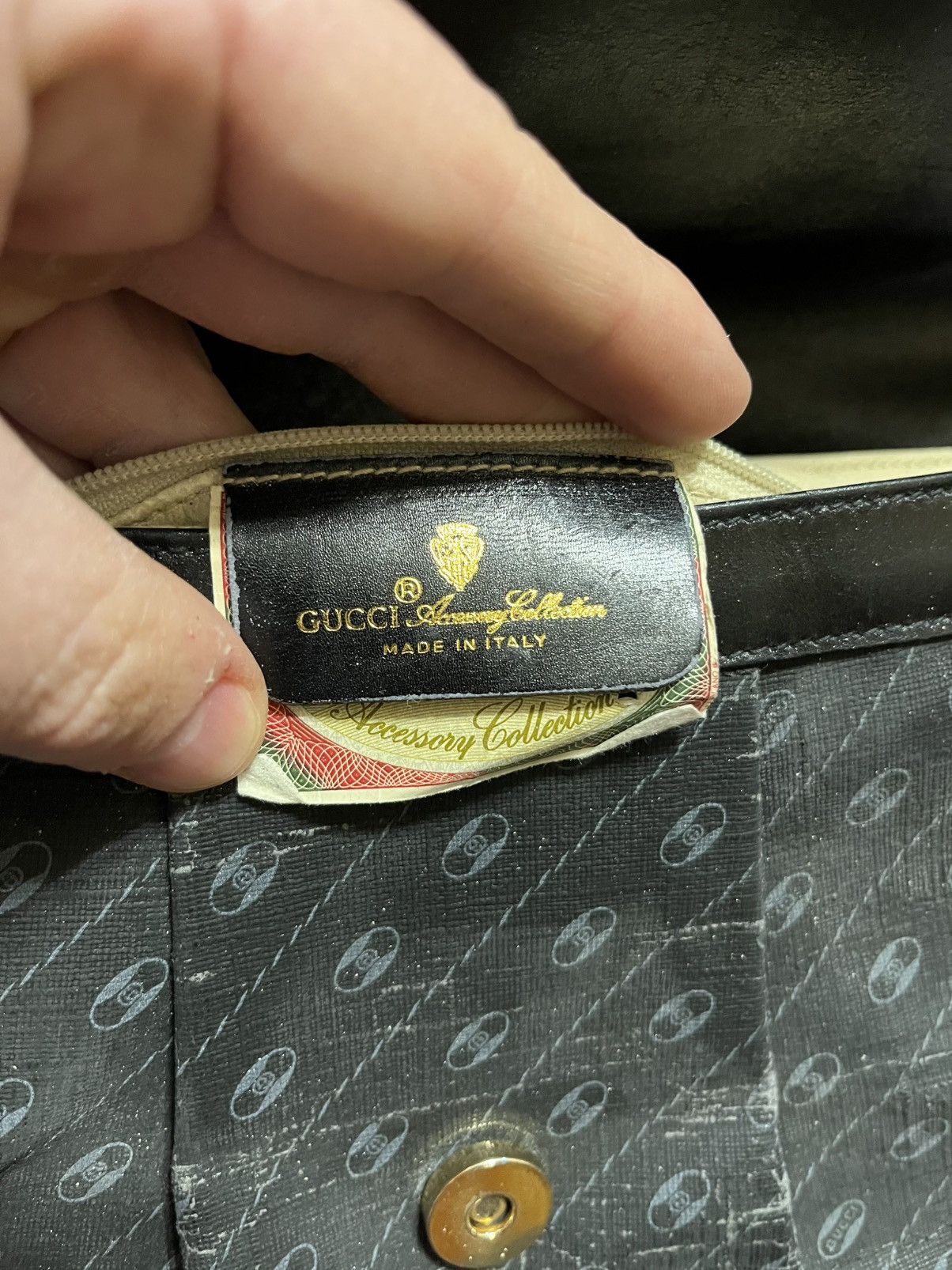 Gucci Gucci Vintage 80s Accessory Collection Stirrup Crossbody Bag Size ONE SIZE - 14 Thumbnail