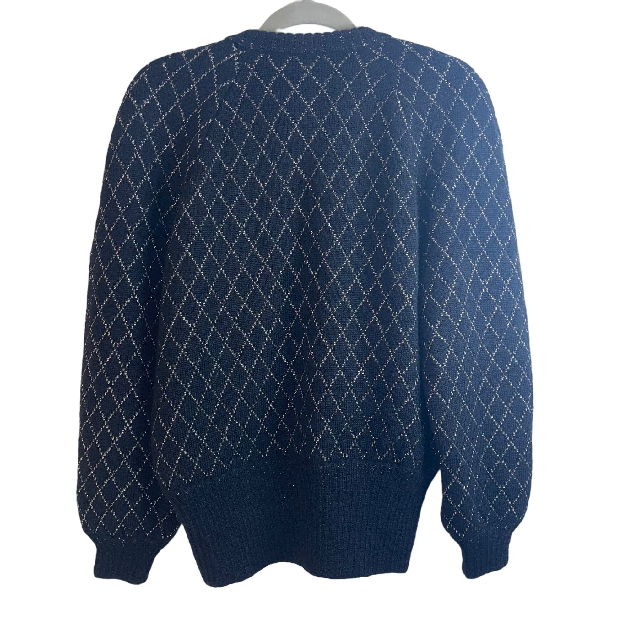 Vintage Alain Austin Vintage Womens Sweater Size 44 Black Size M / US 6-8 / IT 42-44 - 2 Thumbnail