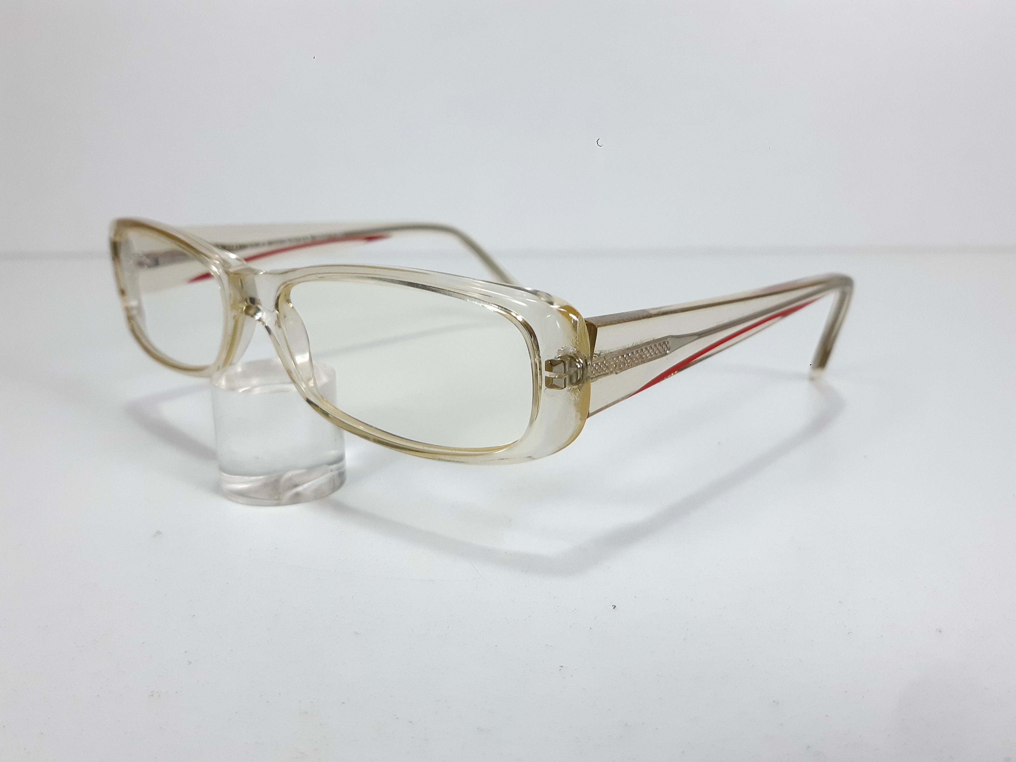 Krizia Vintage KRIZIA 065 MD4 Transparent Eyeglasses Frame Size ONE SIZE - 4 Thumbnail