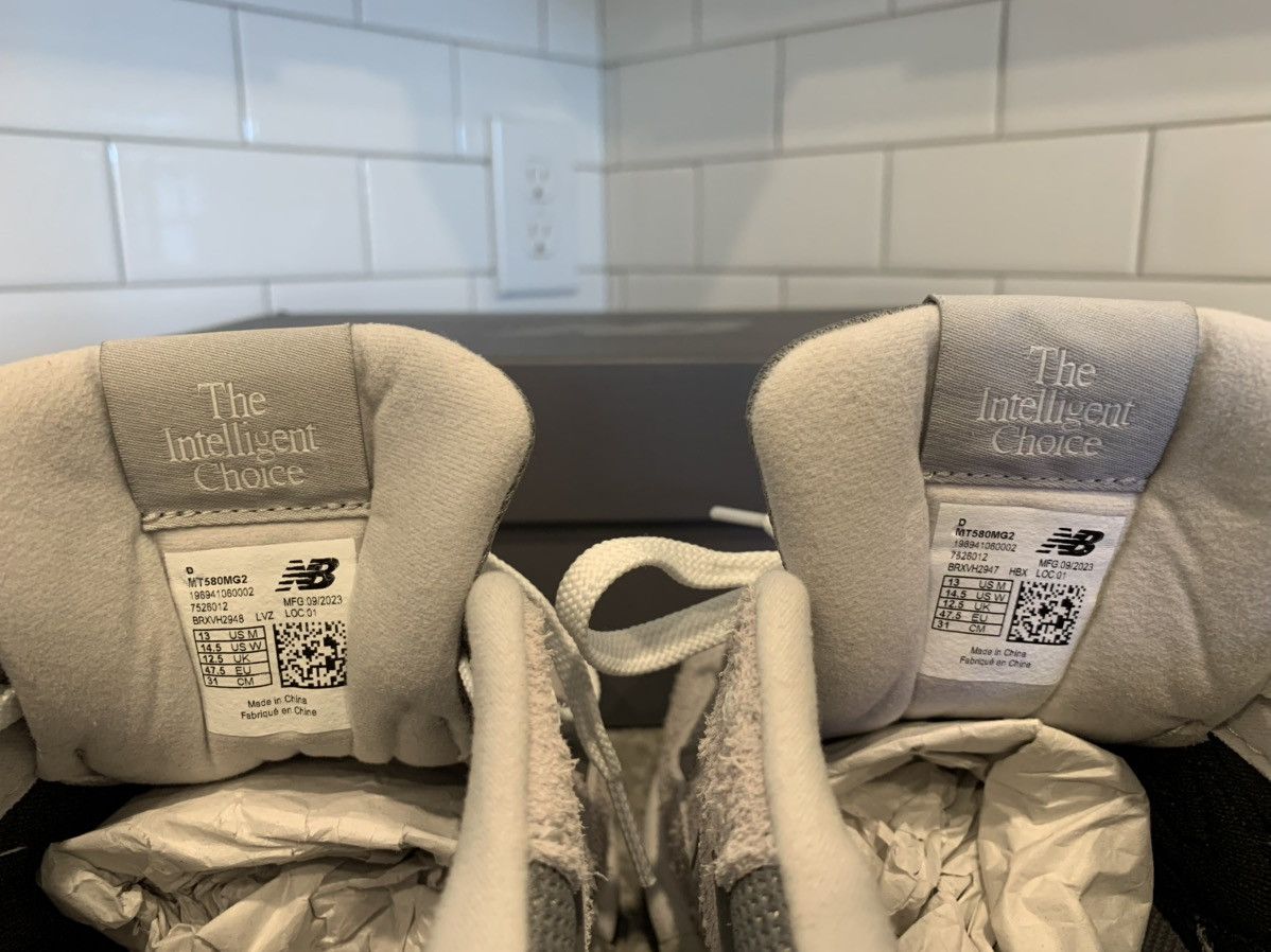 New Balance New Balance 580 Raincloud Grey White Size US 13 / EU 46 - 9 Thumbnail
