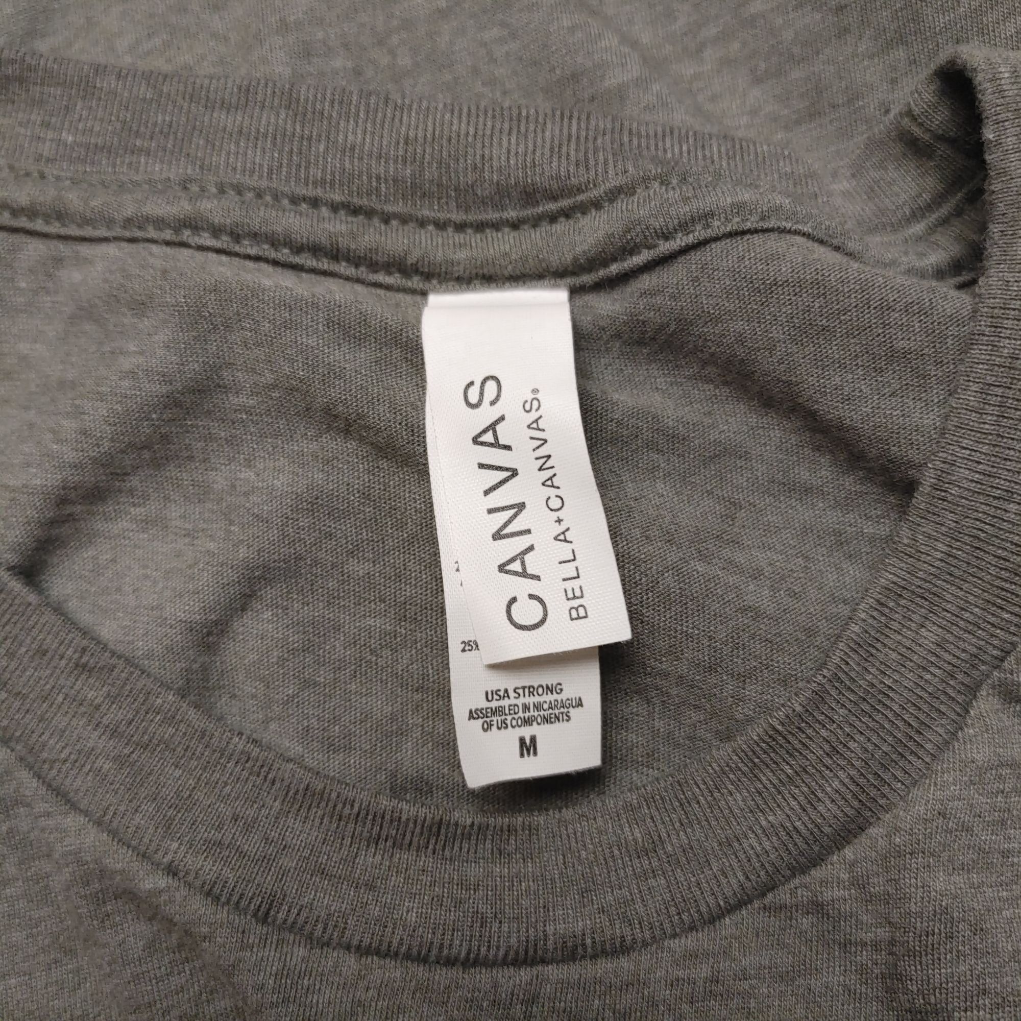 Other Canvas Bella-Canvas Men's Gray Basic Tee Medium Size US M / EU 48-50 / 2 - 3 Thumbnail