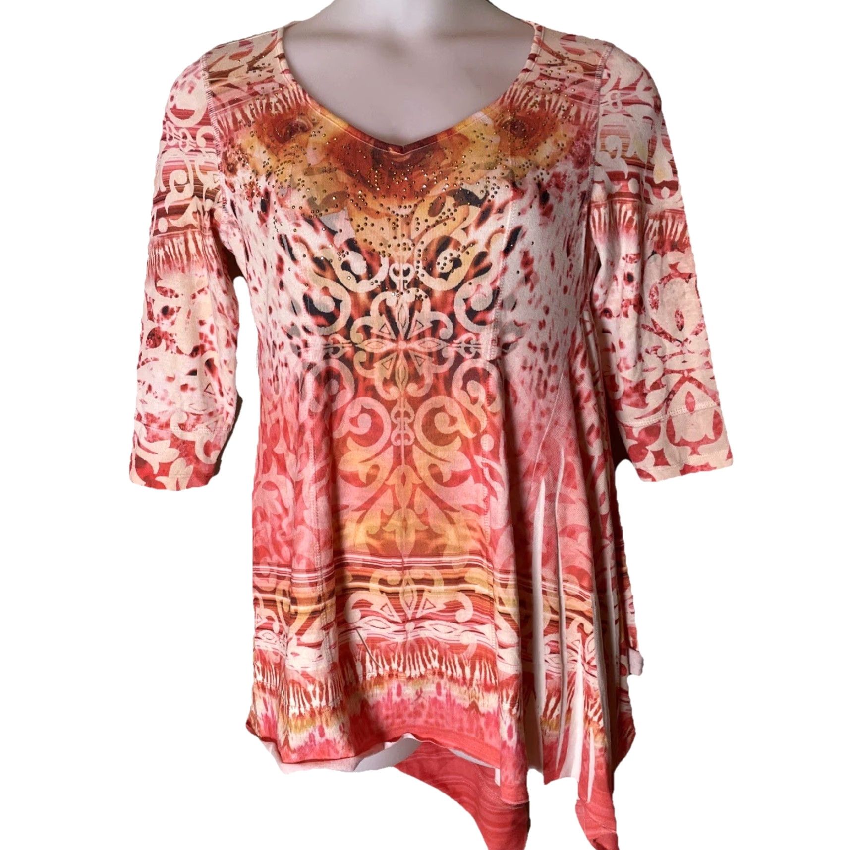 Vintage VINTAGE One World Blouse Shirt? Size M / US 6-8 / IT 42-44 - 3 Thumbnail