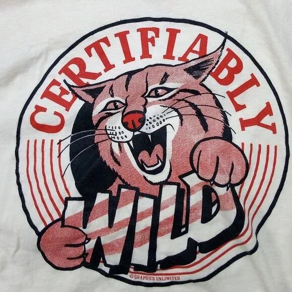 Vintage Vintage Certifiably Wild Cat Project Long Sleeve T-Shirt Size US L / EU 52-54 / 3 - 1 Thumbnail