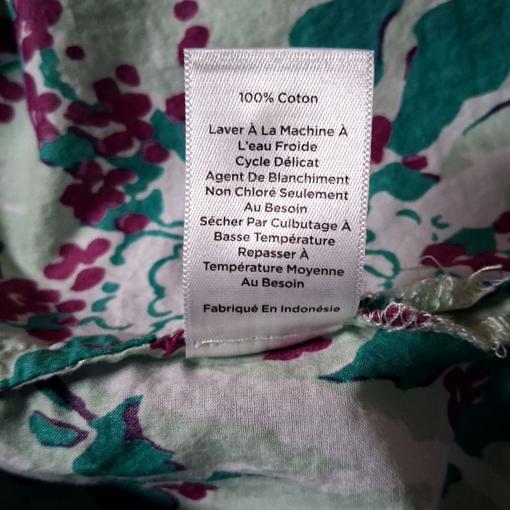 Talbots Talbots Blouse Plus Size 1X Blue Floral Sleeveless V-Neck Ruffle Pullover Shirt Women Size XL / US 12-14 / IT 48-50 - 7 Thumbnail