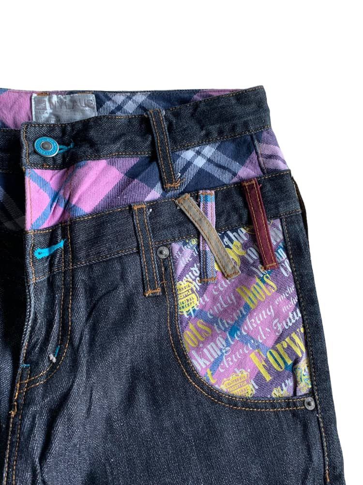 If Six Was Nine × Japanese Brand × Le Grande Bleu (L.G.B.) Nylaus Japanese brand Double Waist Denim Jeans Size US 28 / EU 44 - 7 Thumbnail