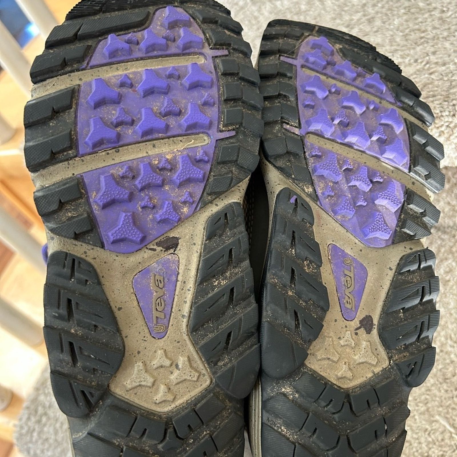 Teva Teva Brown and Purple Athletic Shoes Size US 8 / IT 38 - 6 Thumbnail