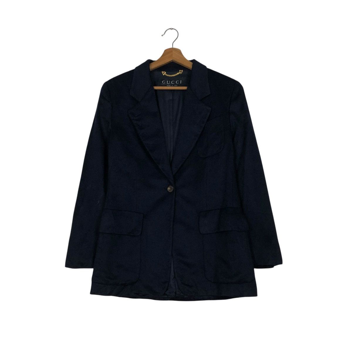 Gucci 🔥RICH BLACK COATS GUCCI MADE IN ITALY Size S / US 4 / IT 40 - 3 Thumbnail
