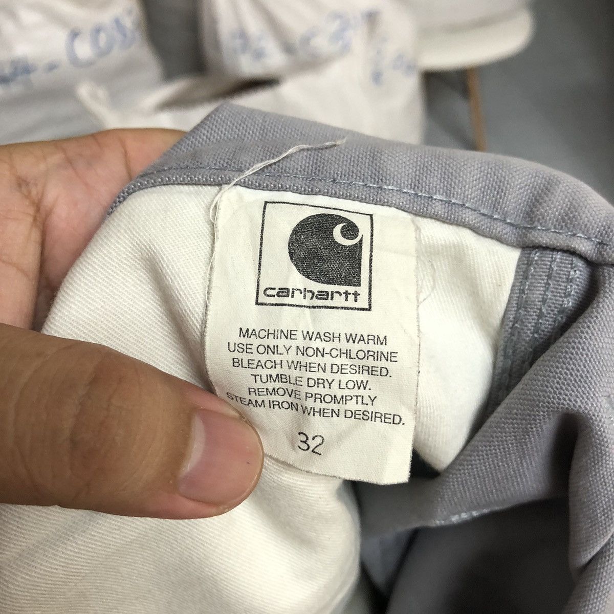 Carhartt DL Carhatt Grey Cargo Multipocket Pants #C109 Size US 32 / EU 48 - 20 Thumbnail