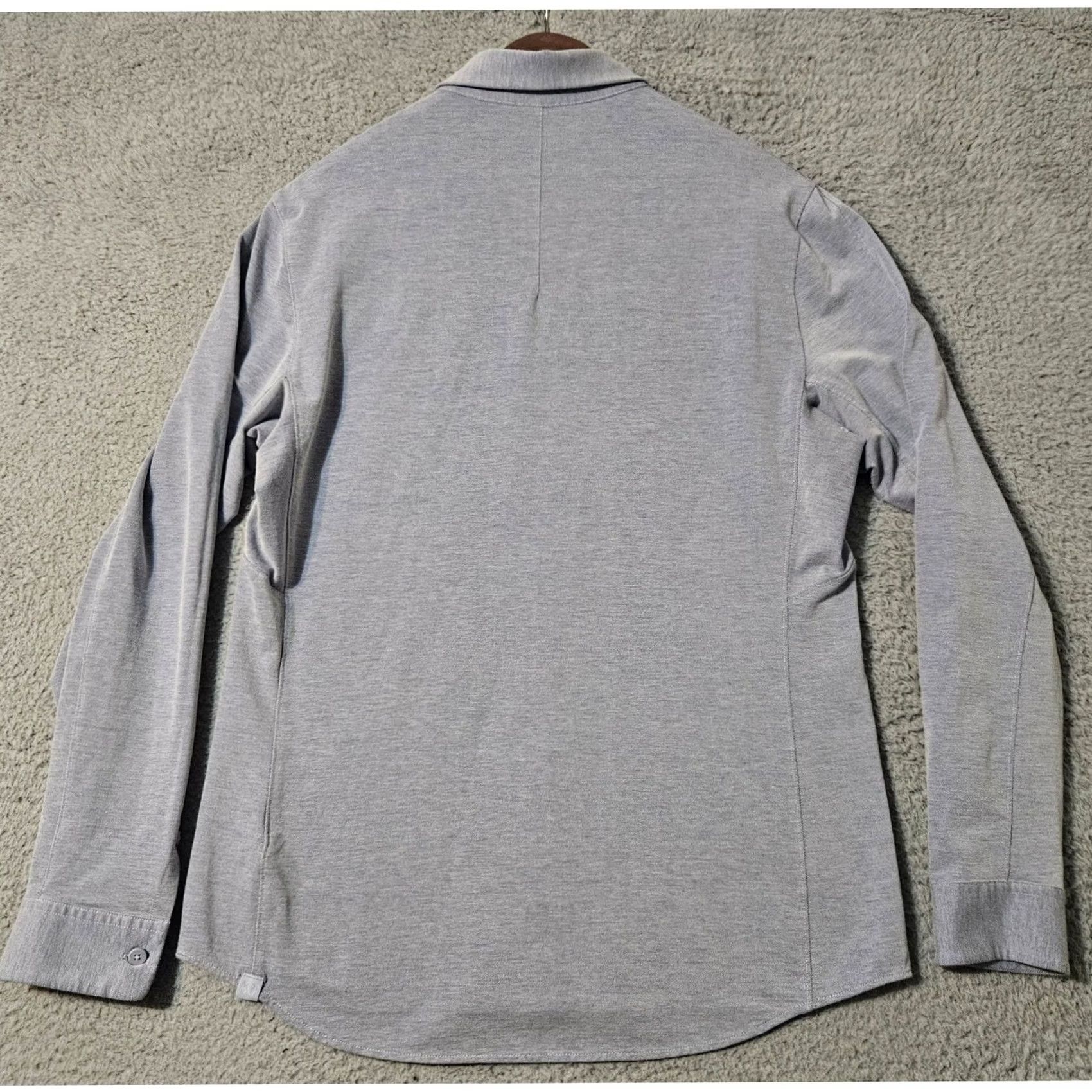 Lululemon Lululemon Men Shirt Size Medium Blue Button Up Commission Long Sleeve Size 40R - 2 Thumbnail