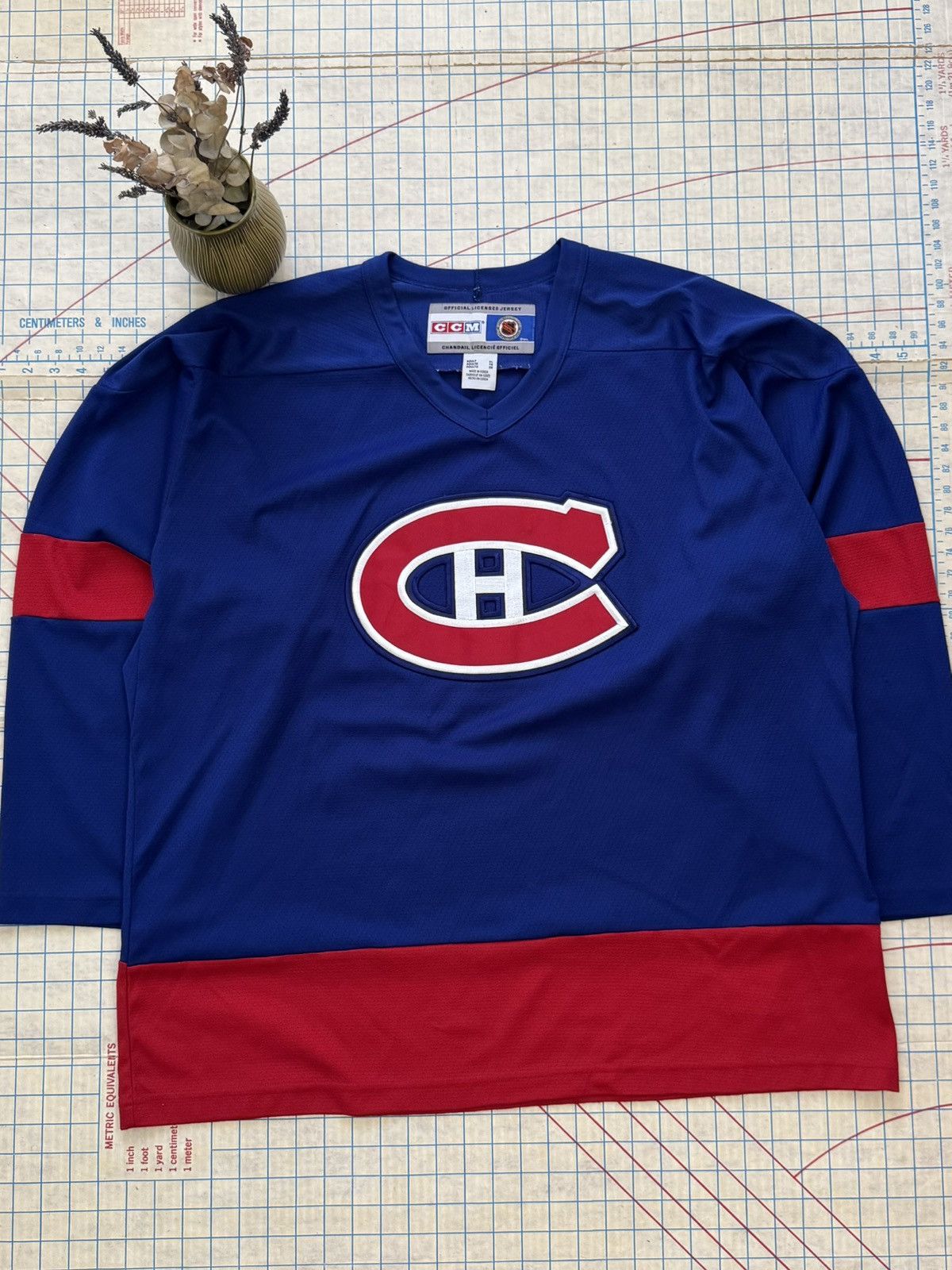 Ccm CCM Montreal Canadians Retro HockeyJersey Blue Mens Size XL Size US XL / EU 56 / 4 - 1 Thumbnail