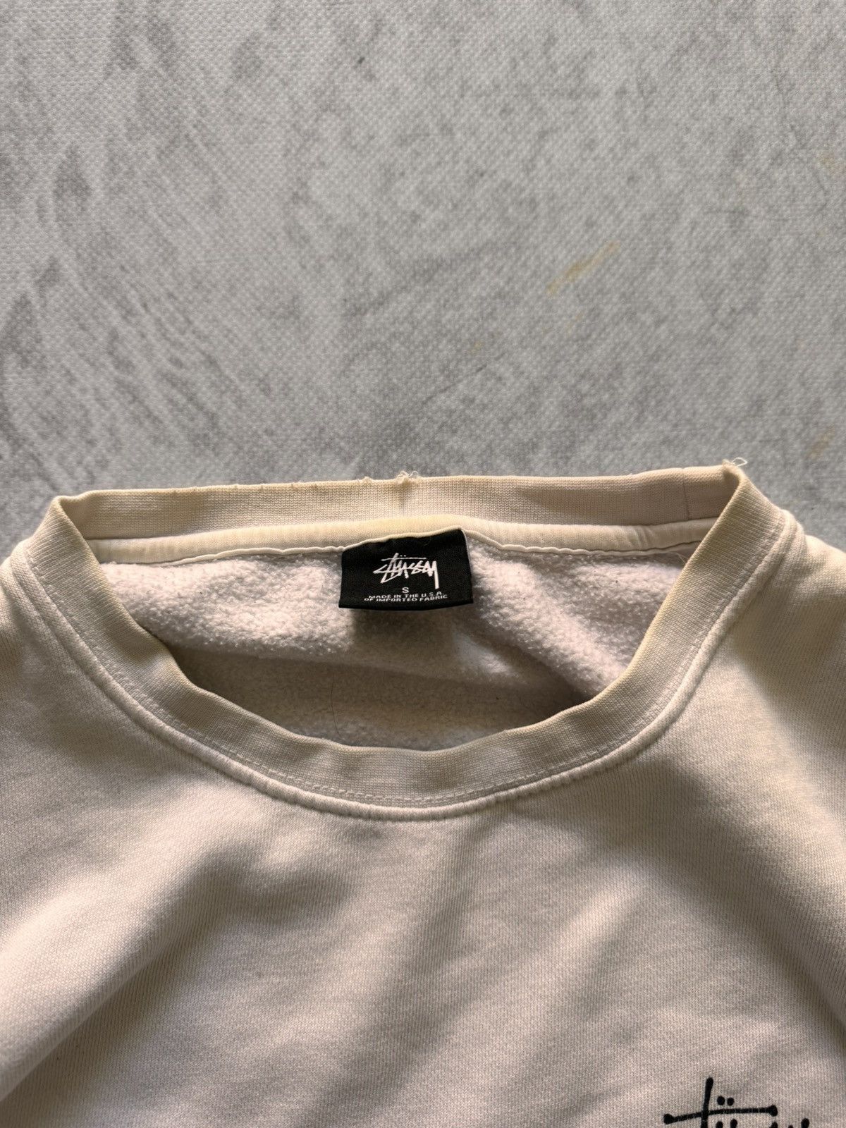Stussy × Vintage STUSSY VINTAGE DOUBLE LOGO OVERSIZE SWEATSHIRT Size US S / EU 44-46 / 1 - 6 Thumbnail