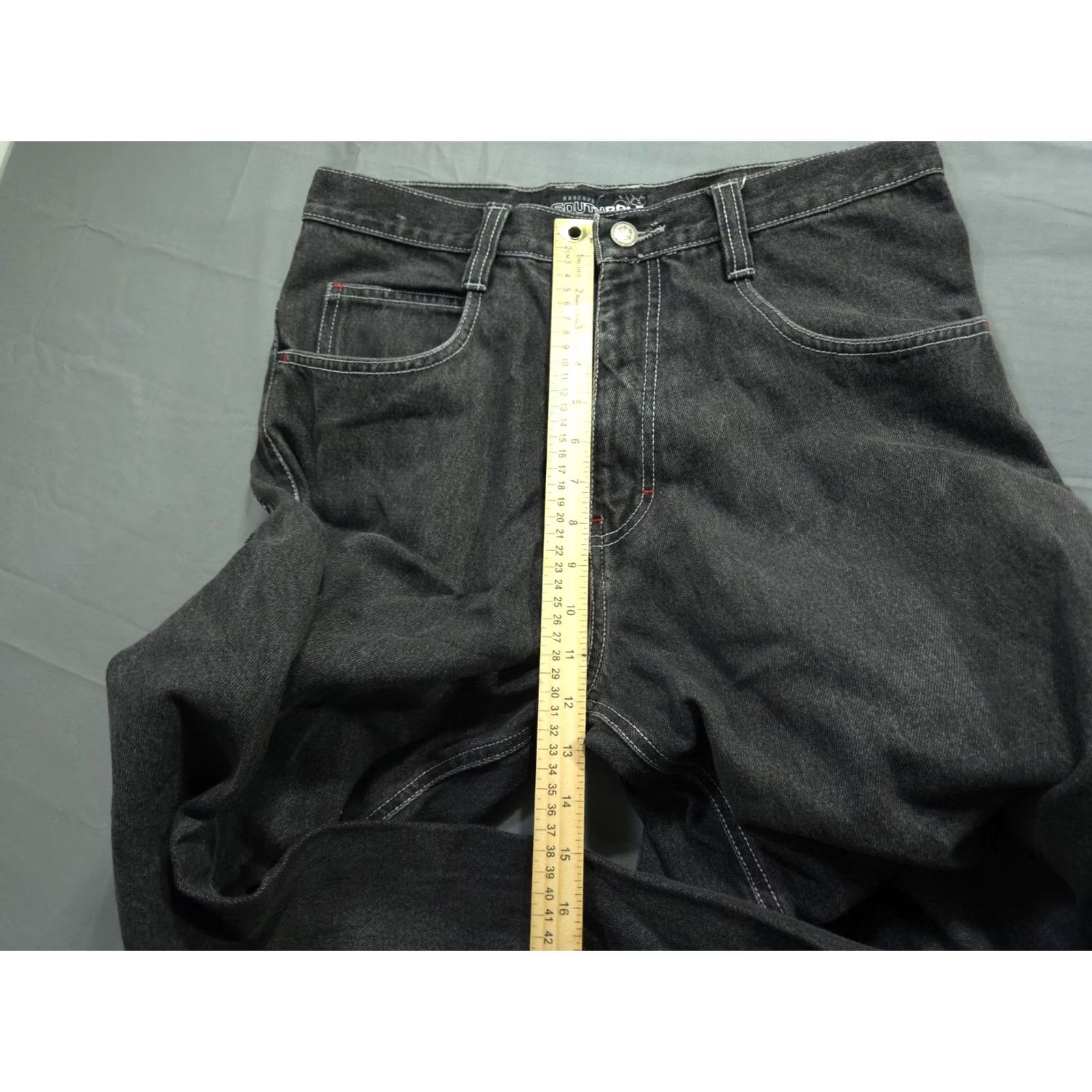 Southpole VINTAGE Southpole Jeans Mens 32x32 Black Baggy Skater Authentic Denim Y2K Stiff Size US 32 / EU 48 - 5 Thumbnail