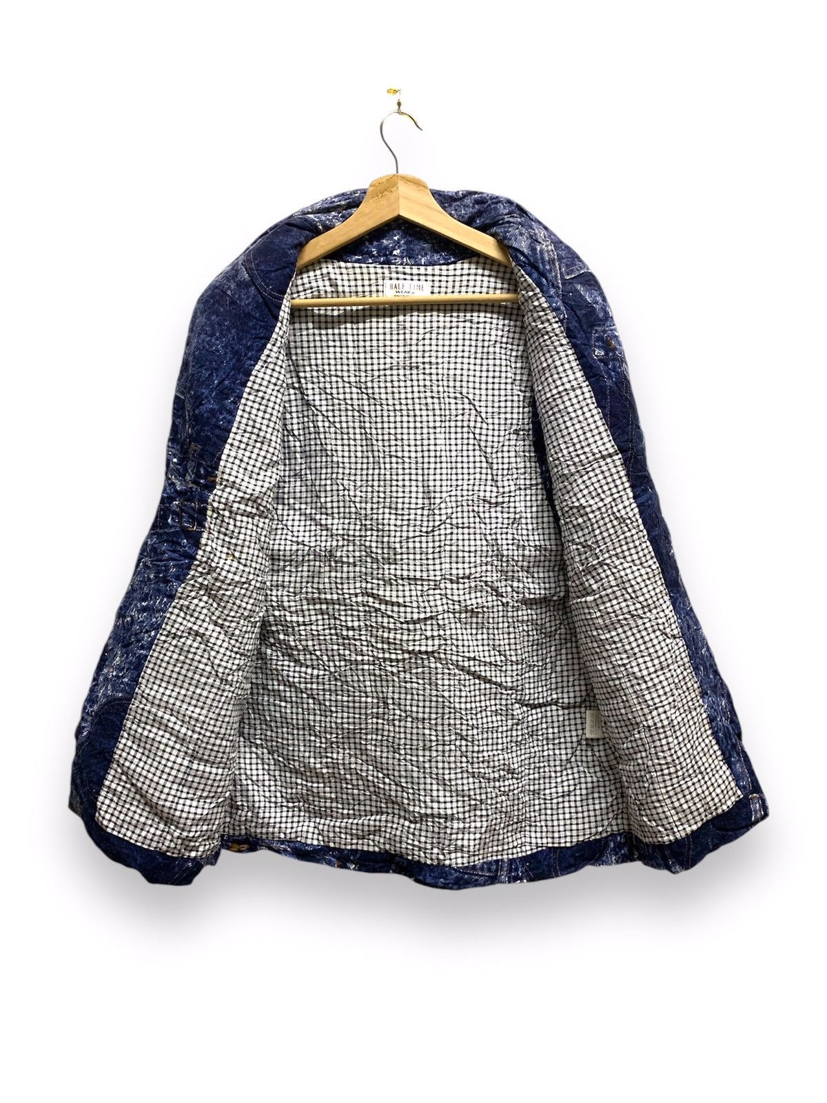 Blue Blue Japan × Japanese Brand Half Time Fullprint Jeans Vest Jacket Size US M / EU 48-50 / 2 - 8 Thumbnail
