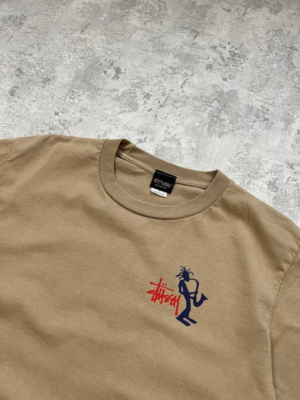Stussy Vintage Stussy Saxophone Vintage T-Shirt Big Logo Size US L / EU 52-54 / 3 - 9 Thumbnail