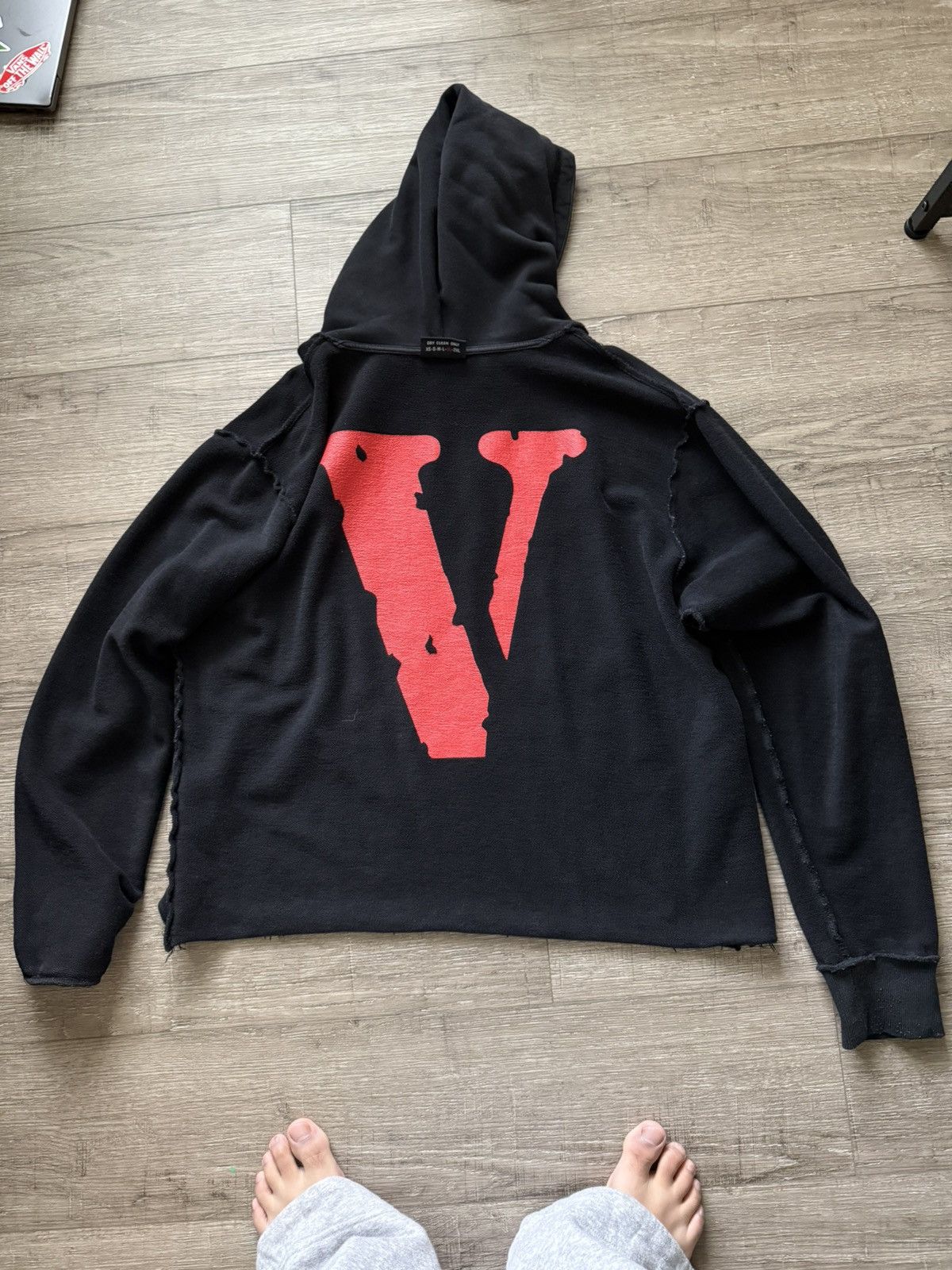 Vlone Vlone reverse hoodie Size US XL / EU 56 / 4 - 2 Thumbnail