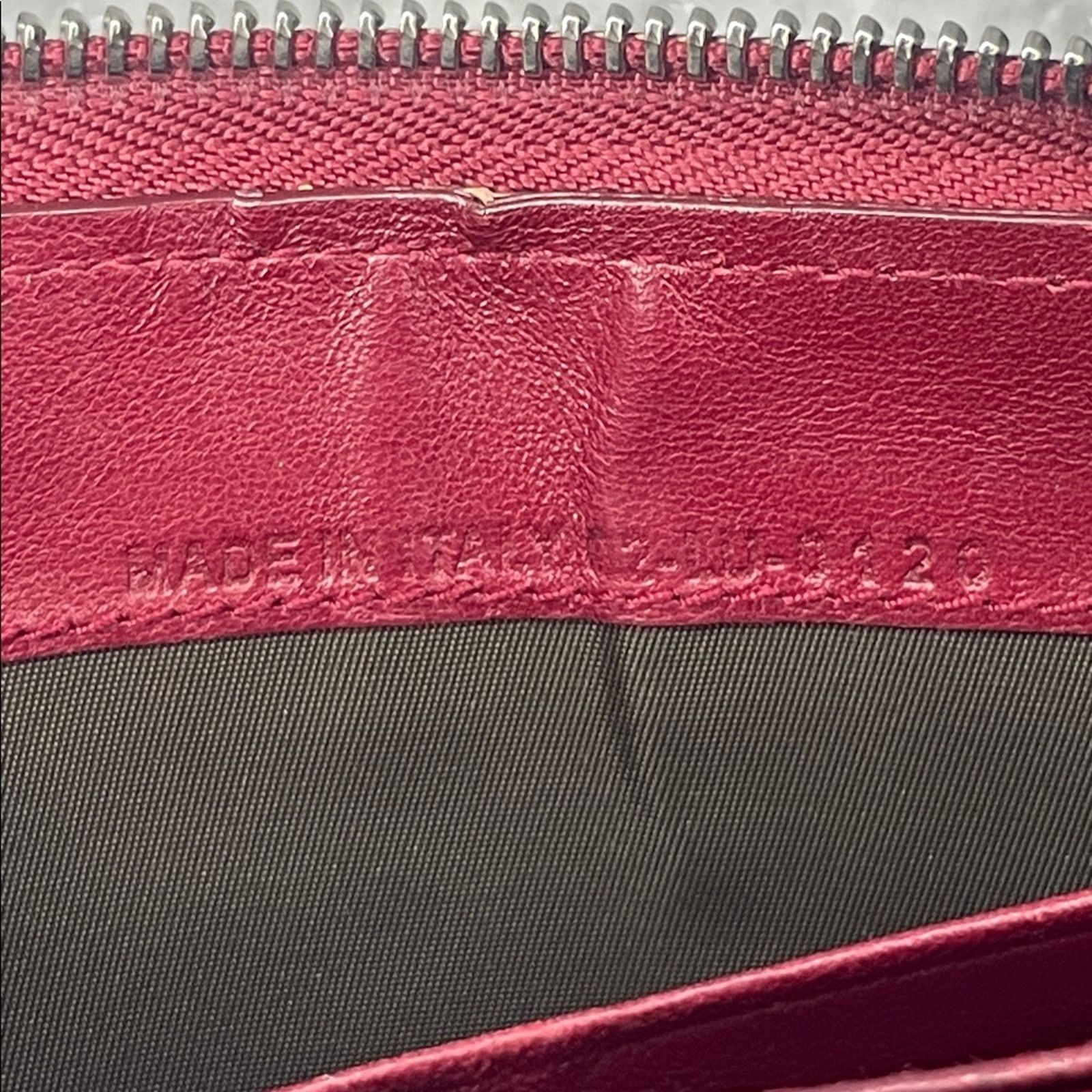 Dior Dior Lady Dior Voyageur Cannage Zip Wallet Red Size ONE SIZE - 13 Thumbnail