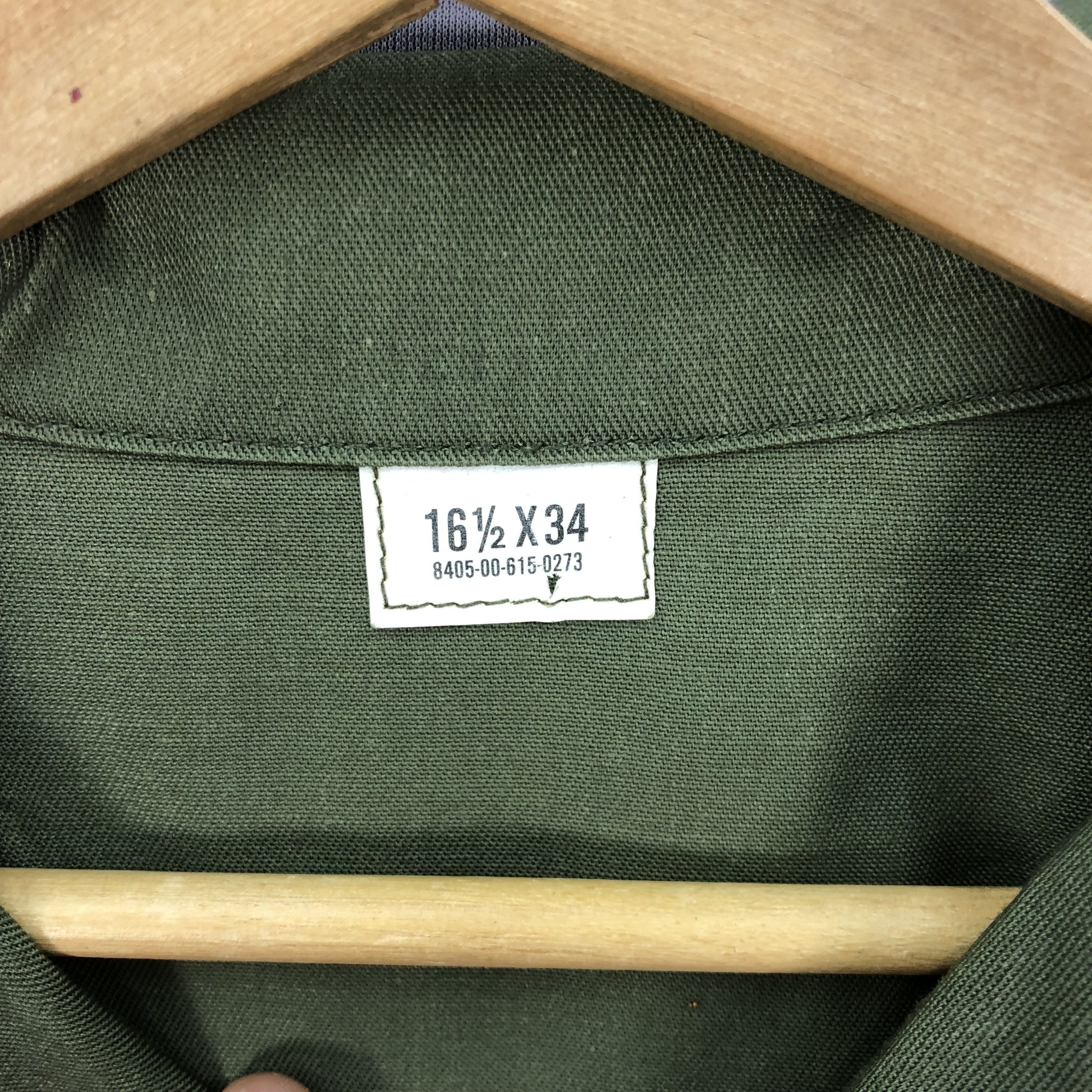 Vintage Vintage 80s US Army Military Utility Dura Press OG-507 Shirt Size US L / EU 52-54 / 3 - 5 Thumbnail