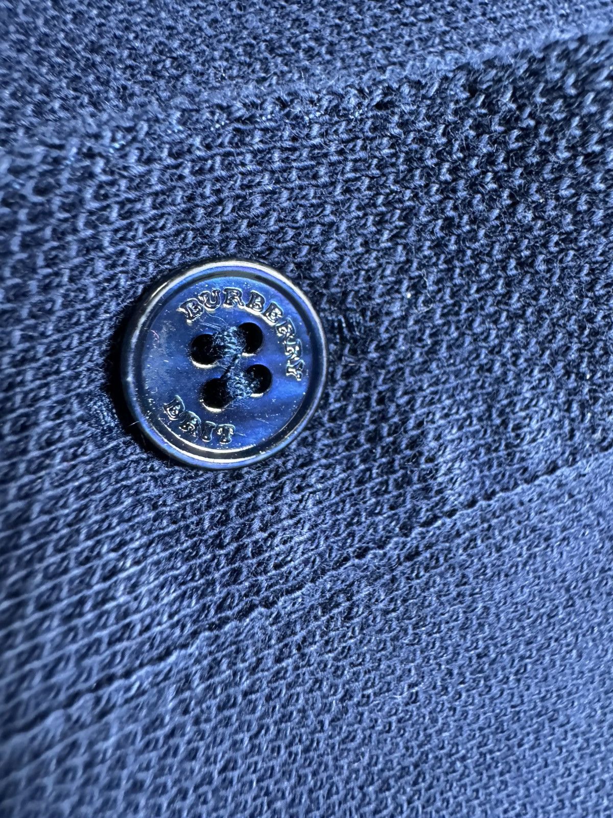 Burberry Burberry Brit Luxury Polo Shirt Size S Blue Casual Size US S / EU 44-46 / 1 - 5 Thumbnail