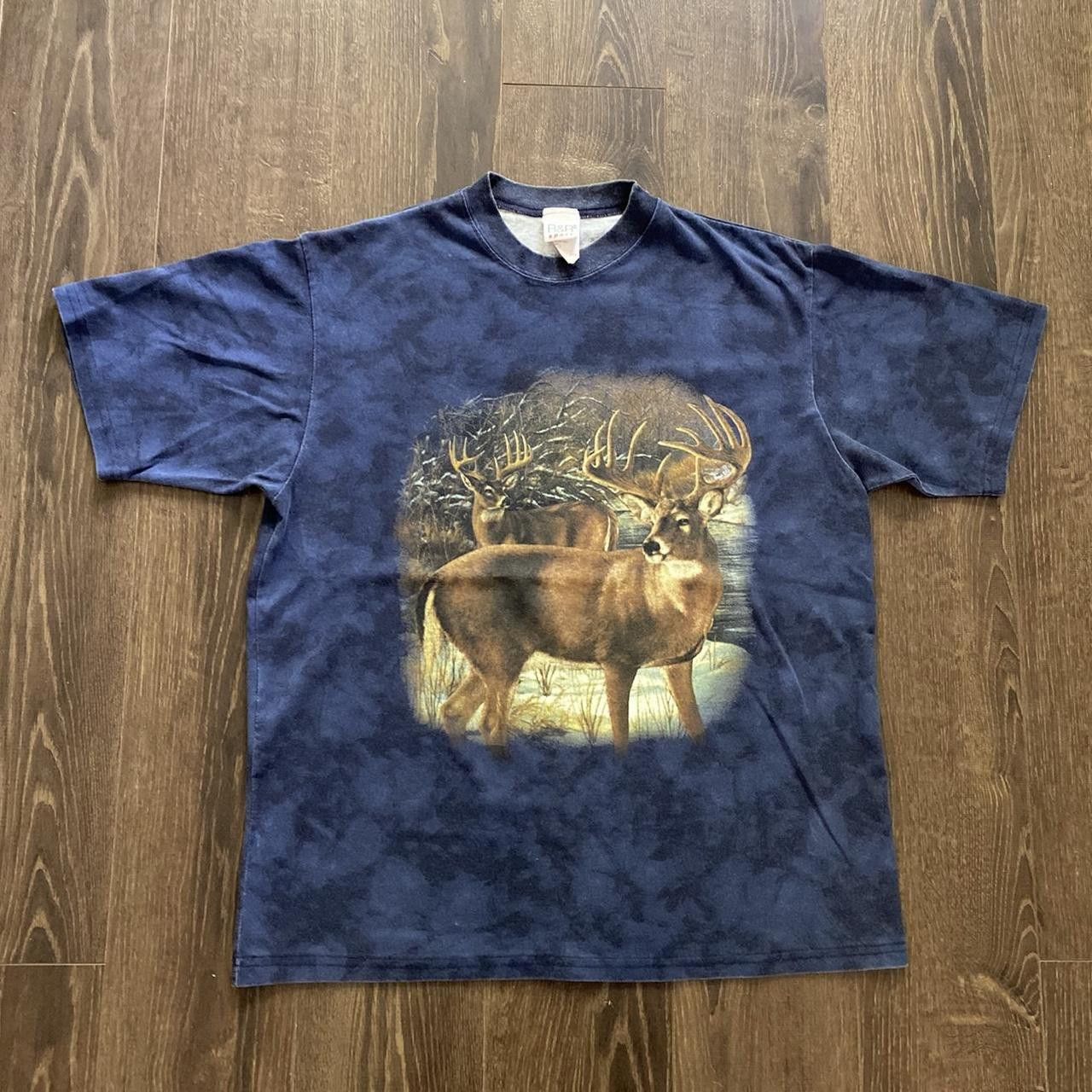 Fruit Of The Loom Vintage r&r sport deer animal print nature tee Size;L Size US L / EU 52-54 / 3 - 1 Thumbnail