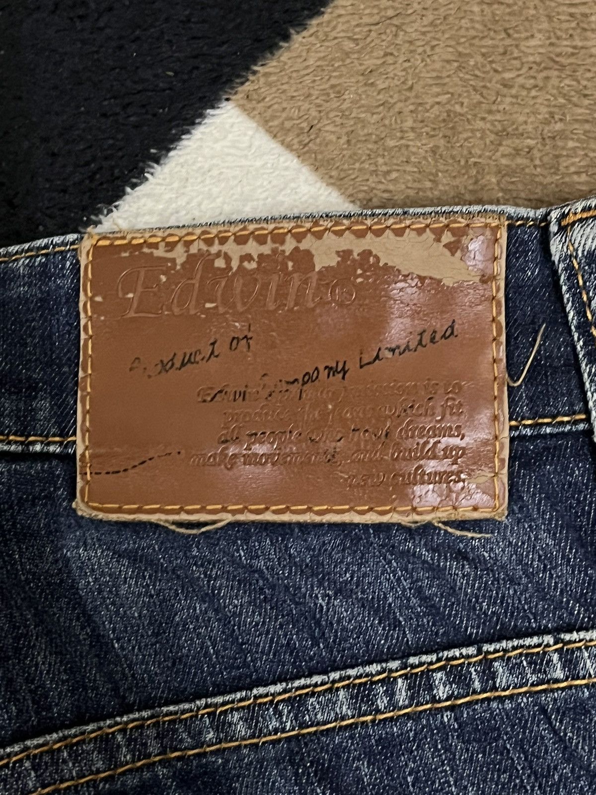Edwin × Vintage Vintage Edwin 502FG Baggy Style Jeans Size US 34 / EU 50 - 5 Thumbnail