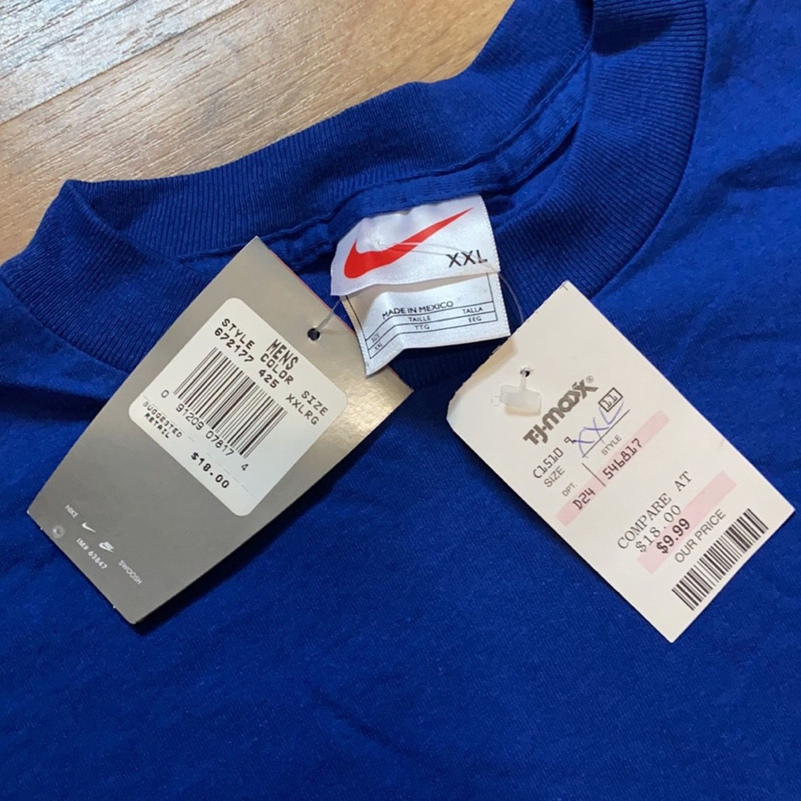 Nike 90s Nike Air Short Sleeve Size US XXL / EU 58 / 5 - 3 Thumbnail