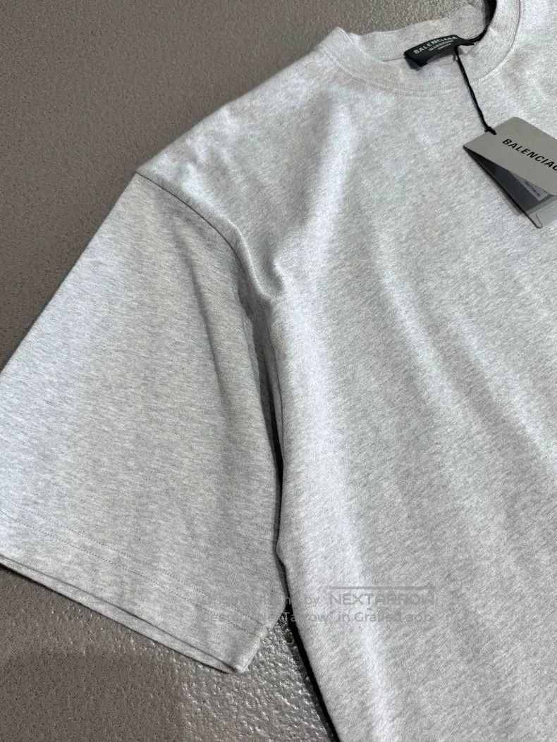 Balenciaga Balenciaga Gray Cola Logo Short Sleeve T-Shirt Size US M / EU 48-50 / 2 - 3 Thumbnail