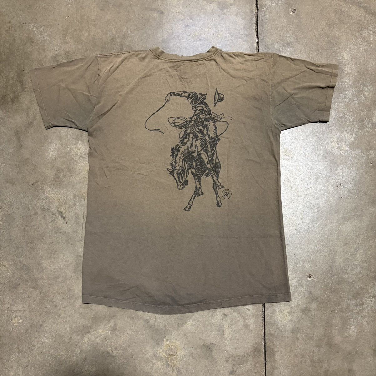 Marlboro Vintage Marlboro Country Store Pocket Tshirt Western Cowboy Size US XL / EU 56 / 4 - 1 Thumbnail