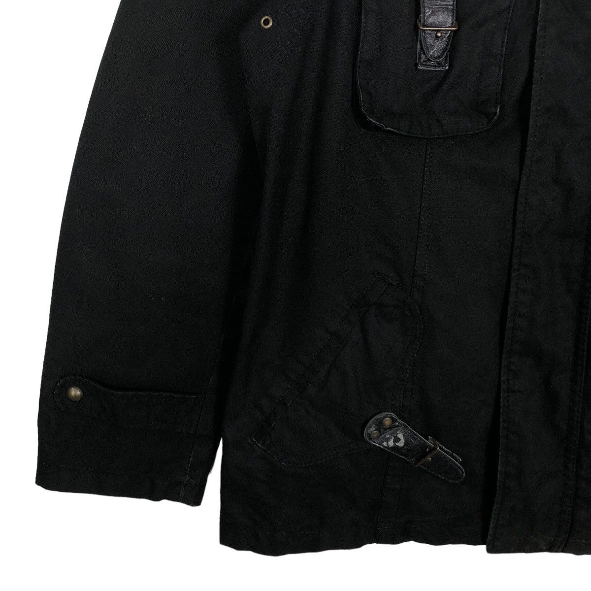 Japanese Brand 🔥90s Biker Jacket Bondage Design PPFM Japan Mink Fur Lining Size US L / EU 52-54 / 3 - 3 Thumbnail