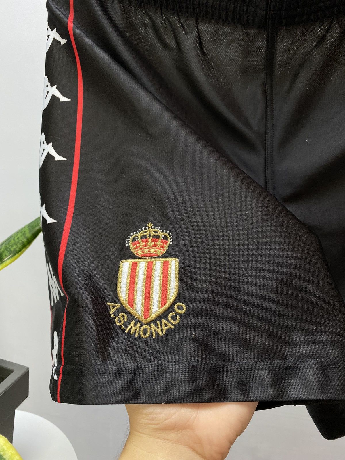 Kappa × Vintage AS Monaco Kappa 2000 2001 Away Soccer Shorts Size US 36 / EU 52 - 9 Thumbnail