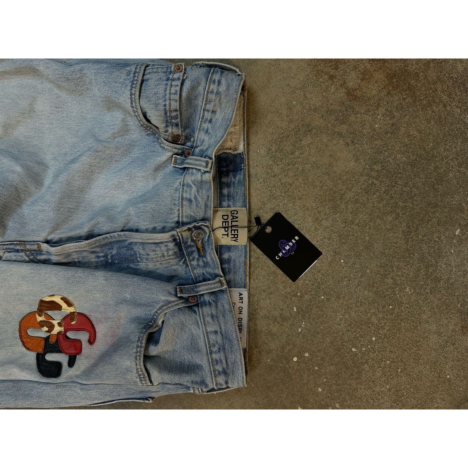 Gallery Dept. Gallery Dept Jeans Light Wash G-Patches Used 30x31 Size US 30 / EU 46 - 3 Thumbnail
