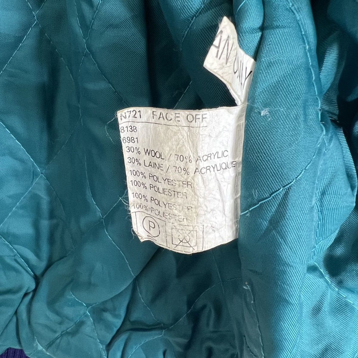 Nutmeg Nutmeg 90s Charlotte Hornets Varsity Jacket Stadium Jacket Size US L / EU 52-54 / 3 - 14 Thumbnail