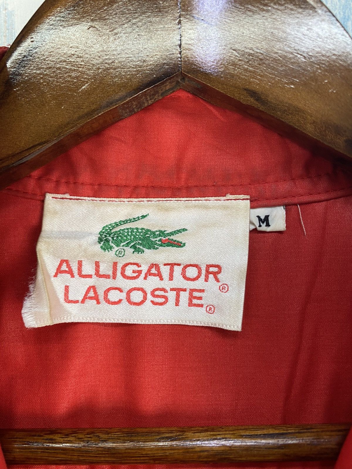 Lacoste Vintage Lacoste Alligator Red Jacket Size US M / EU 48-50 / 2 - 8 Thumbnail