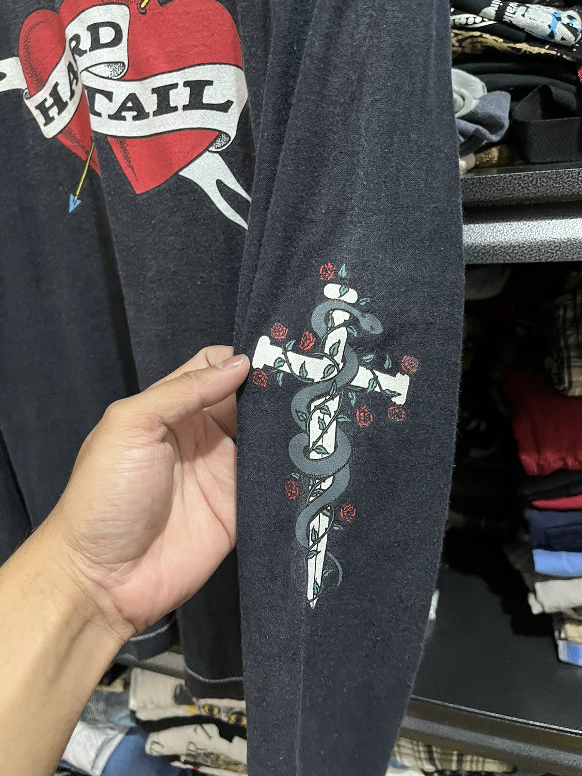 Ed Hardy × Hard Tail × True Religion Hard tail dragon cross tatto Size US M / EU 48-50 / 2 - 7 Thumbnail