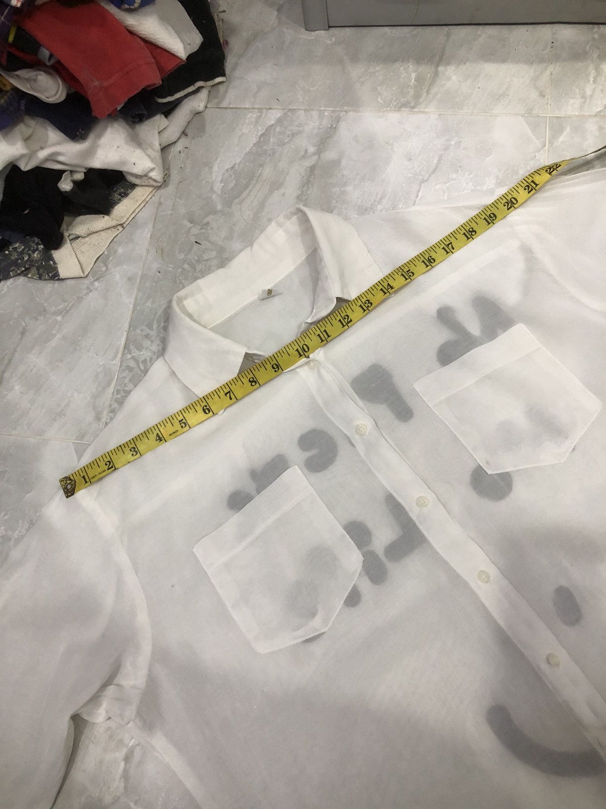 Designer × Japanese Brand Ungrid “no picnic no life” seen through button ups shirt Size US M / EU 48-50 / 2 - 15 Thumbnail