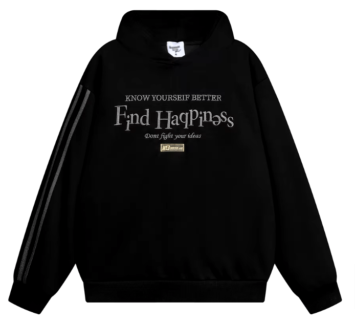Japanese Brand × Vintage "Find Happiness -L" Hoodie Size US L / EU 52-54 / 3 - 1 Thumbnail