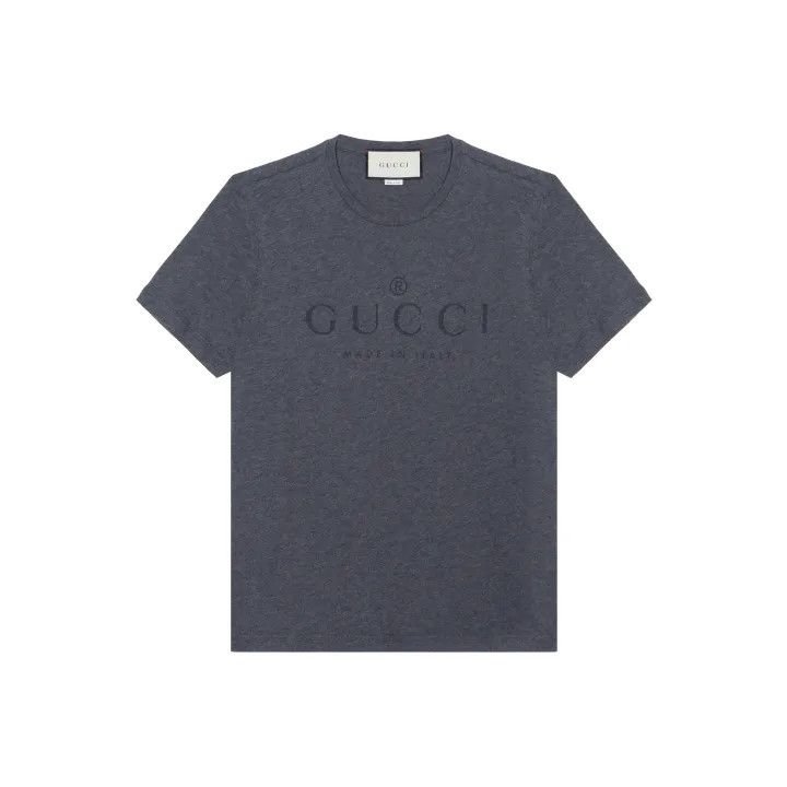 Gucci Gucci Gray Logo Printed Short Sleeve T-Shirt Size US S / EU 44-46 / 1 - 1 Thumbnail