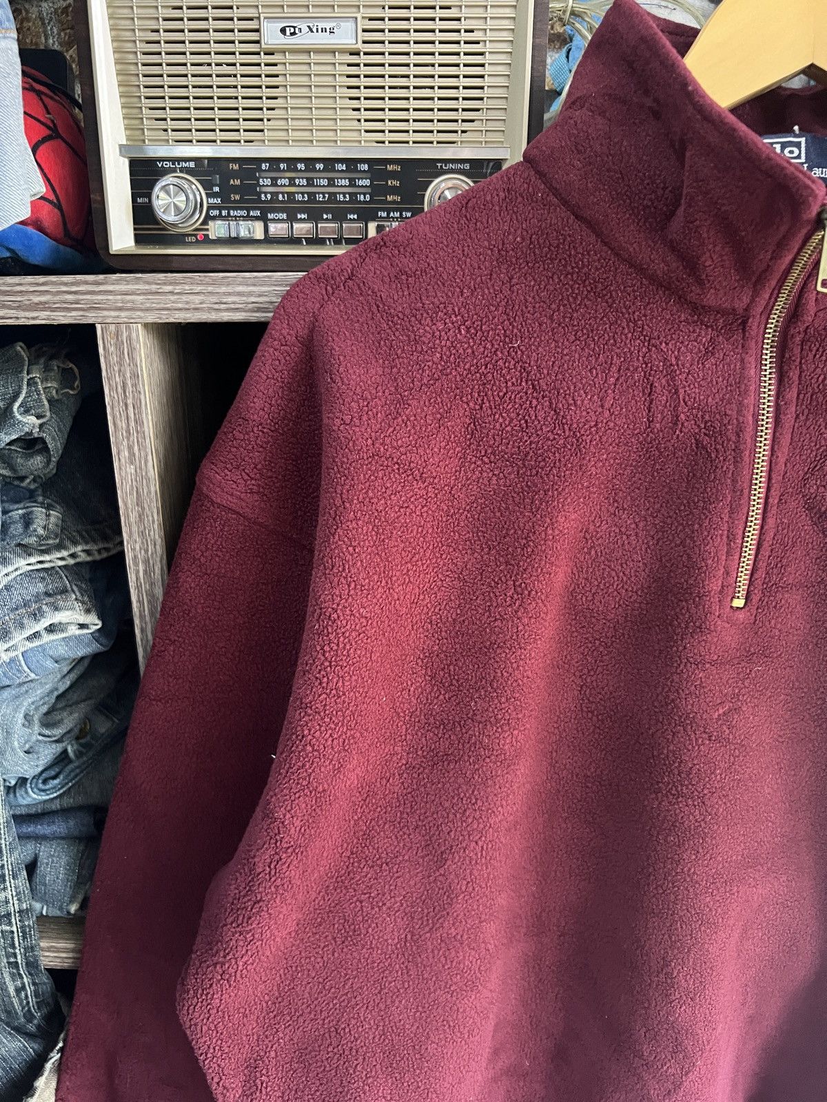 Polo Ralph Lauren 🔥Polo Ralph Lauren Half Zipper Fleece Jacket Size US L / EU 52-54 / 3 - 6 Thumbnail