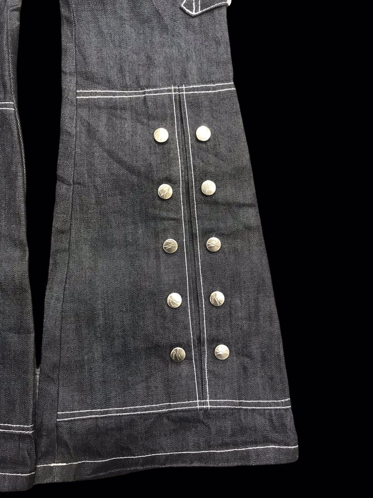 Other 💥AVANT GARDE💥OCTMAMI BONDAGE BELL BOTTOM STURDY DENIM F248 Size US 26 / EU 42 - 7 Thumbnail