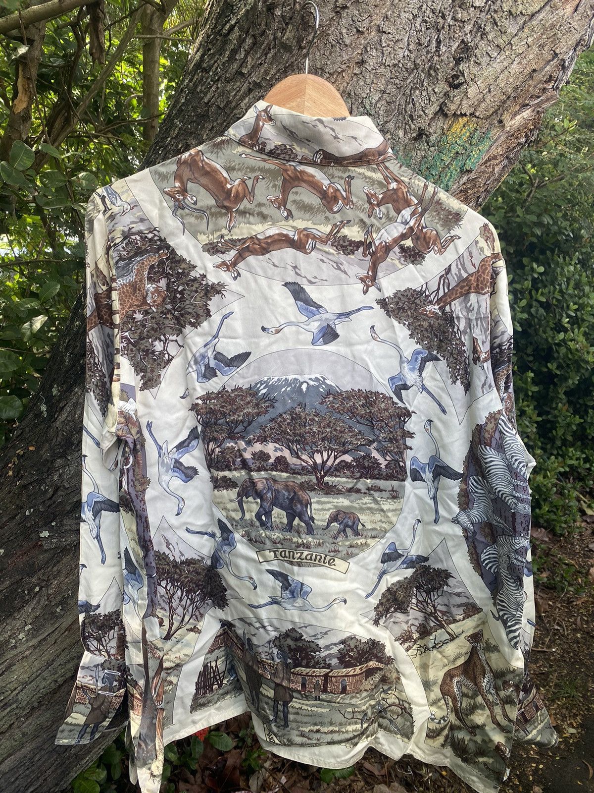 Hermes × Vintage Hermes paris silk Shirt Size M / US 6-8 / IT 42-44 - 6 Thumbnail