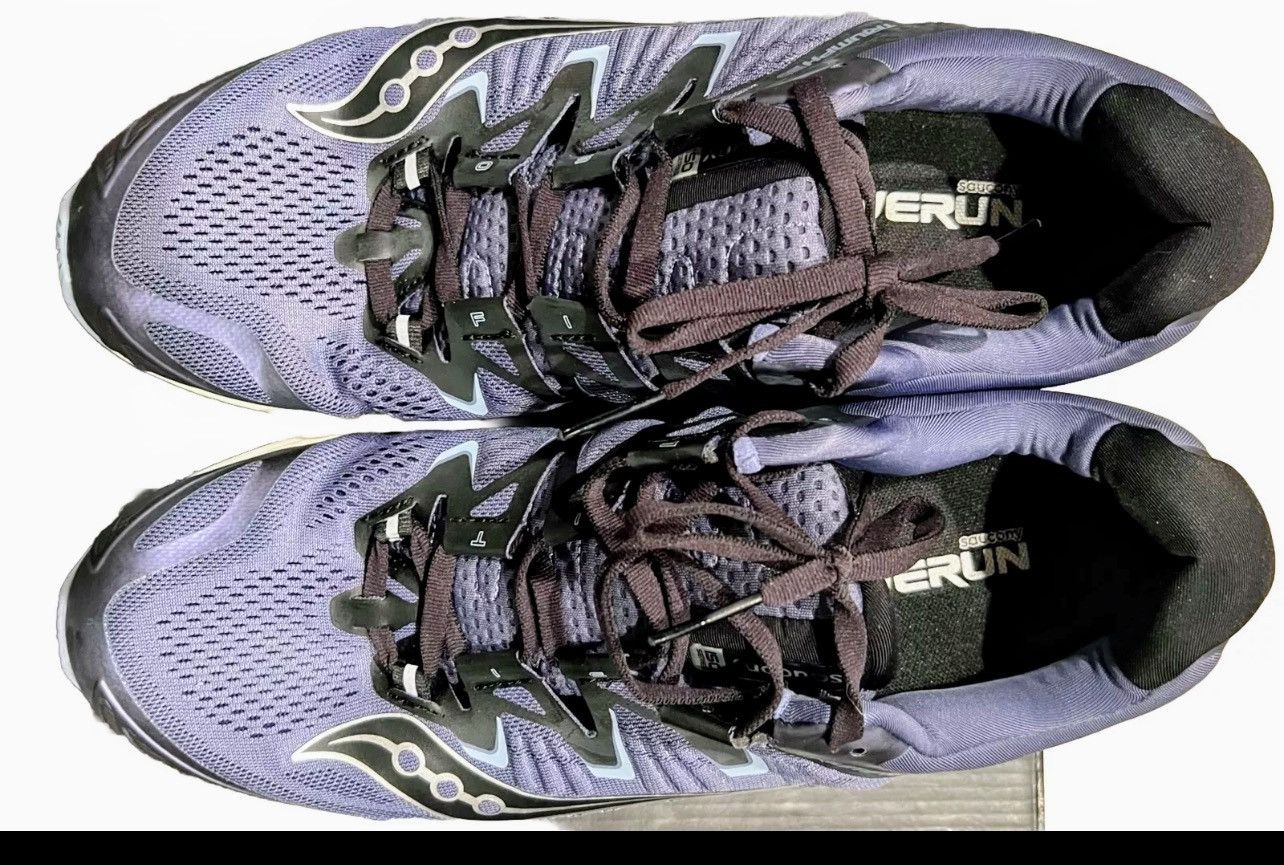 Saucony NEW SAUCONY IOS 4 GRY/BLK MENS 11.5 SNEAKERS Size US 11.5 / EU 44-45 - 3 Thumbnail