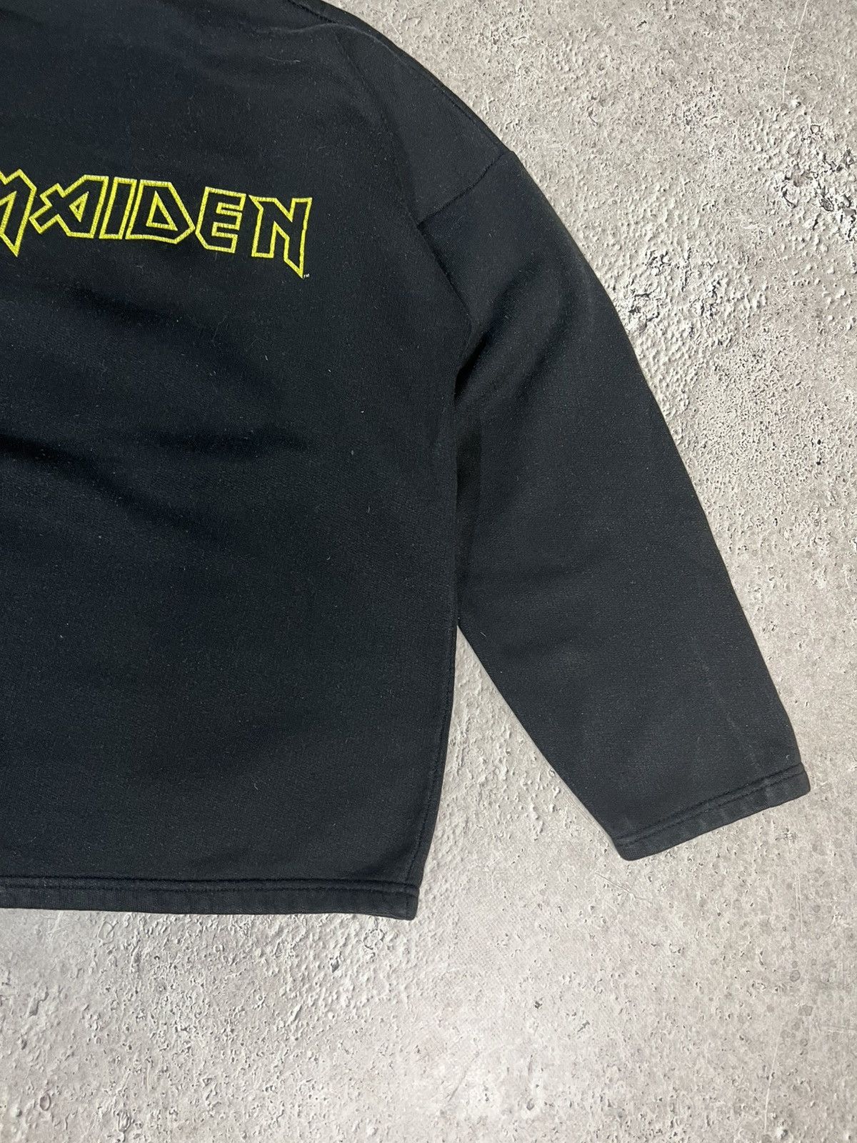 Band Tees × Iron Maiden × Vintage Vintage IRON MAIDEN 90s boxy l Grunge Hoodie Size US L / EU 52-54 / 3 - 14 Thumbnail